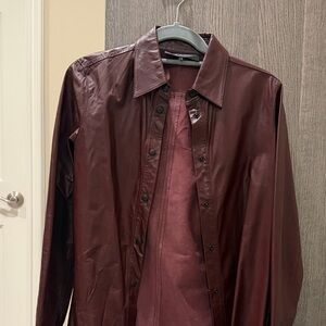 rag & bone Burgundy Button Down Shirt